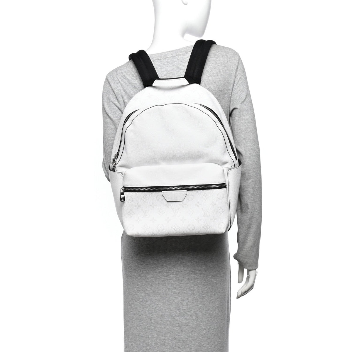 Taiga Monogram Discovery Backpack PM White