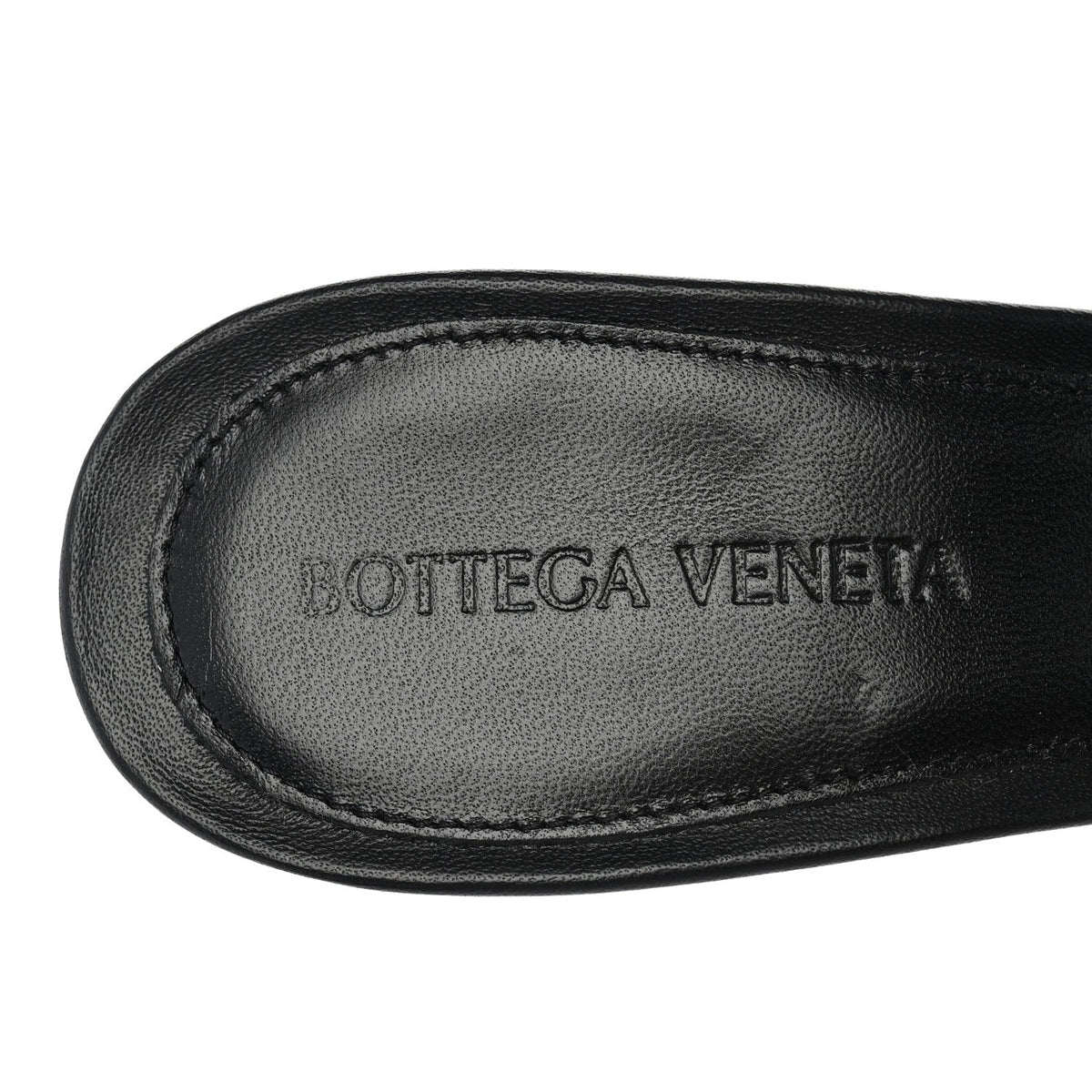 Nappa Matelasse Padded Mule Sandals 39 Black