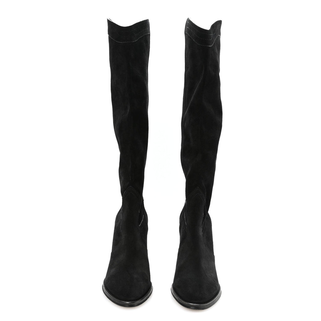 Kate 105 Western Knee High Boots 38 Black