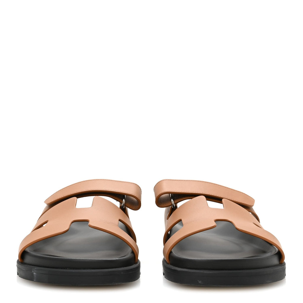 Calfskin Womens Chypre Sandals 40 Naturel