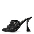 Crystal Strass CC Mules Sandals 36.5 Black