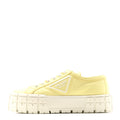 Re-Nylon Gabardine Triangle Logo Double Wheel 50mm Sneakers 38 Narciso