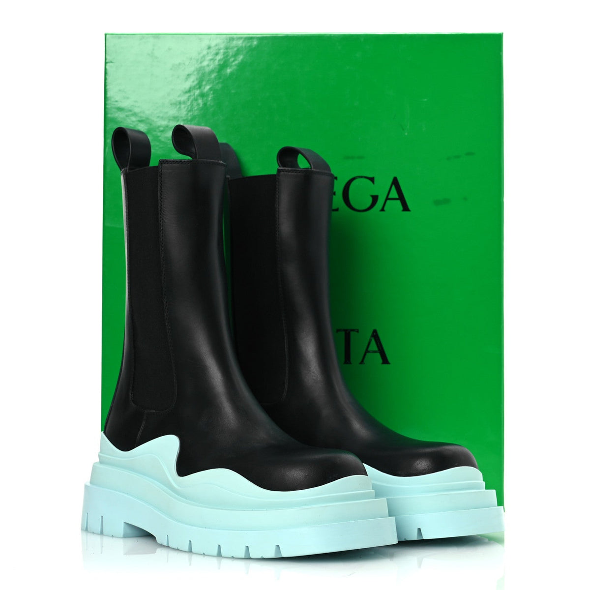 Calfskin Womens The Tire Chelsea Boots 39 Black Flannel