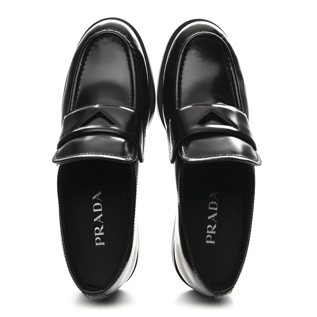 Spazzolato Loafers 37.5 Black