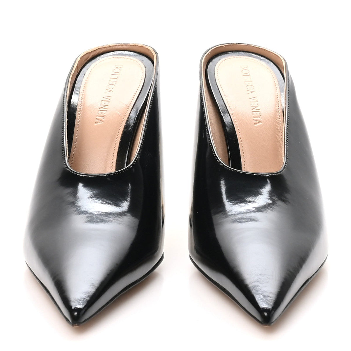 Latex Rocket Mule Pumps 37 Black