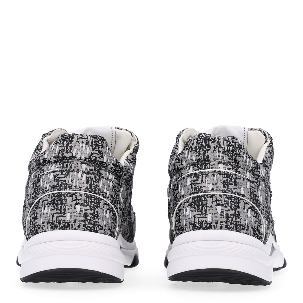 Tweed Mens CC Sneakers 41 Grey Black