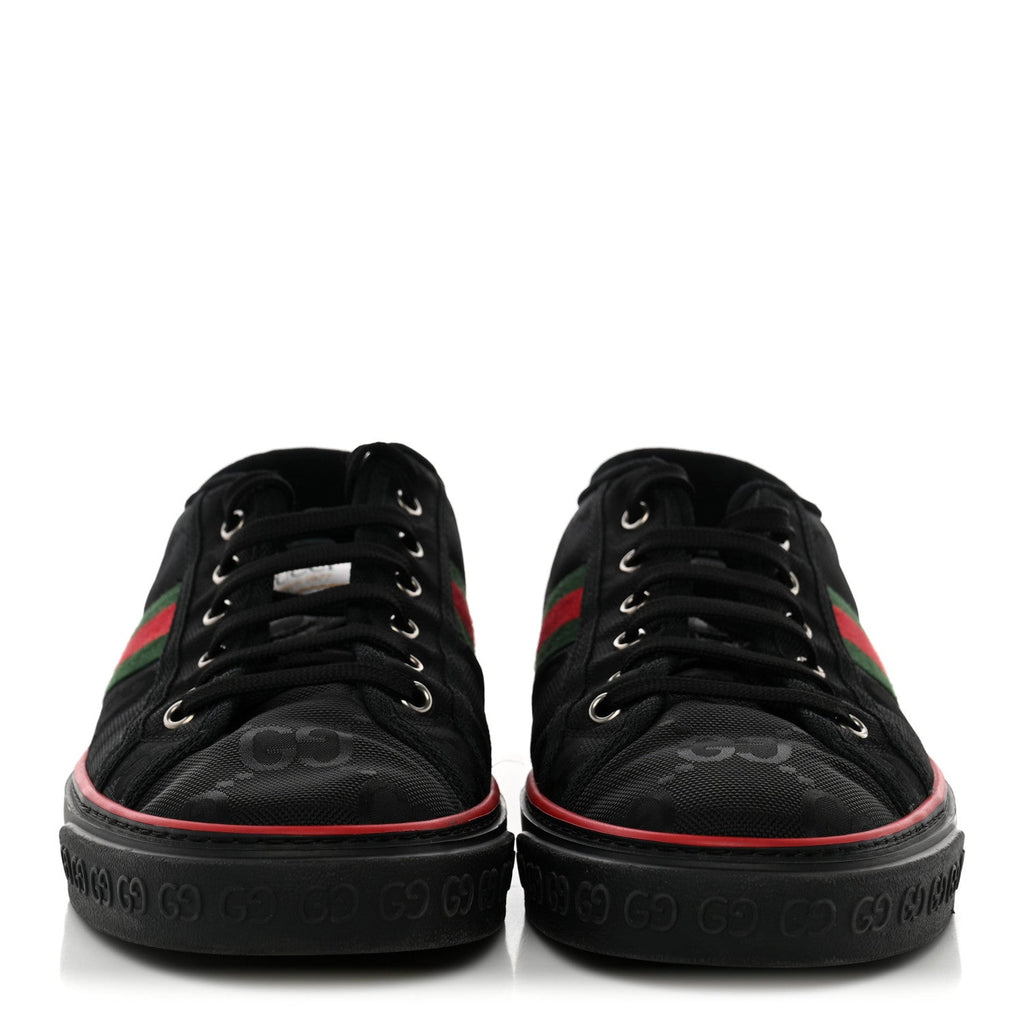 Econyl Nylon Web Monogram Off The Grid Mens 1977 Tennis Sneakers 10.5 Black