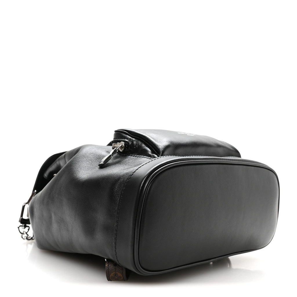 Lambskin Monogram Montsouris Vibe PM Black