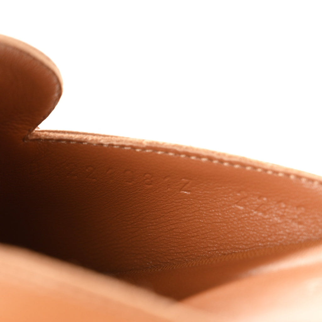 Calfskin Oz Mules 36 Naturel