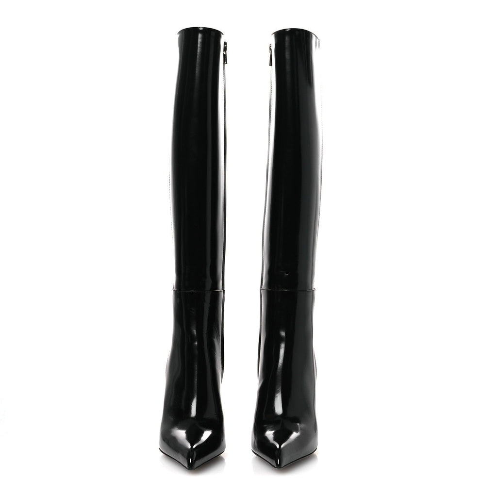 Vitello Marilyn Raven 110 Buba Knee High Boots 37 Black