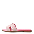 Suede Goatskin Oran Sandals 38 Rose Porcelaine