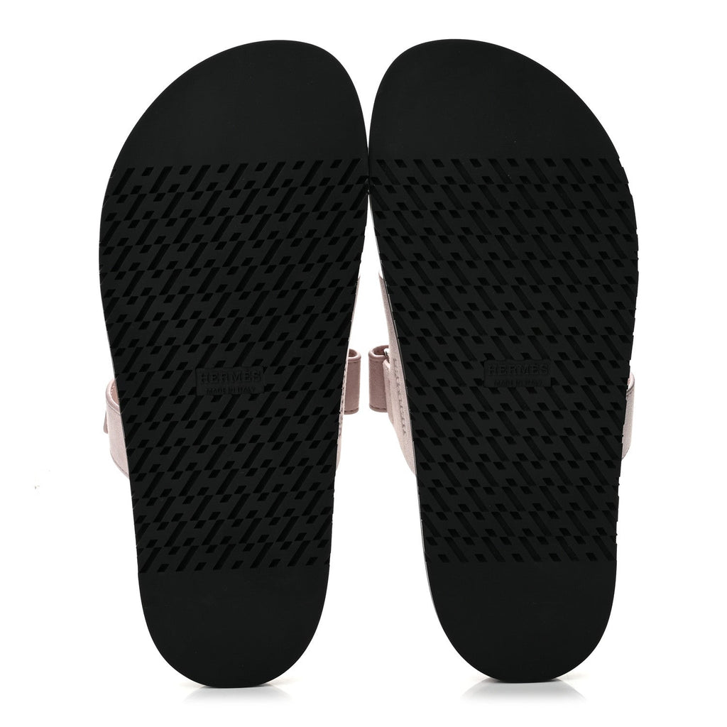 Suede Goatskin Womens Chypre Sandals 39 Rose Porcelaine