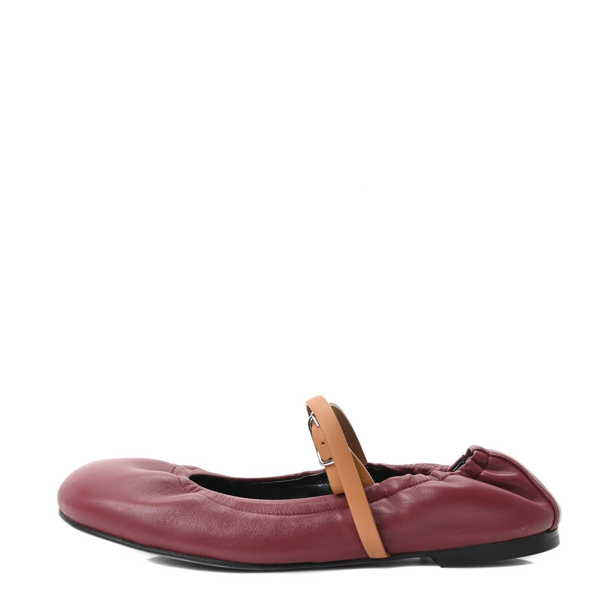 Nappa Jolly Ballet Flats 38.5 Rouge H Naturel