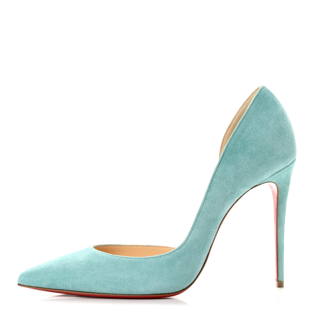 Suede Iriza 100 Pumps 37.5 Turquoise