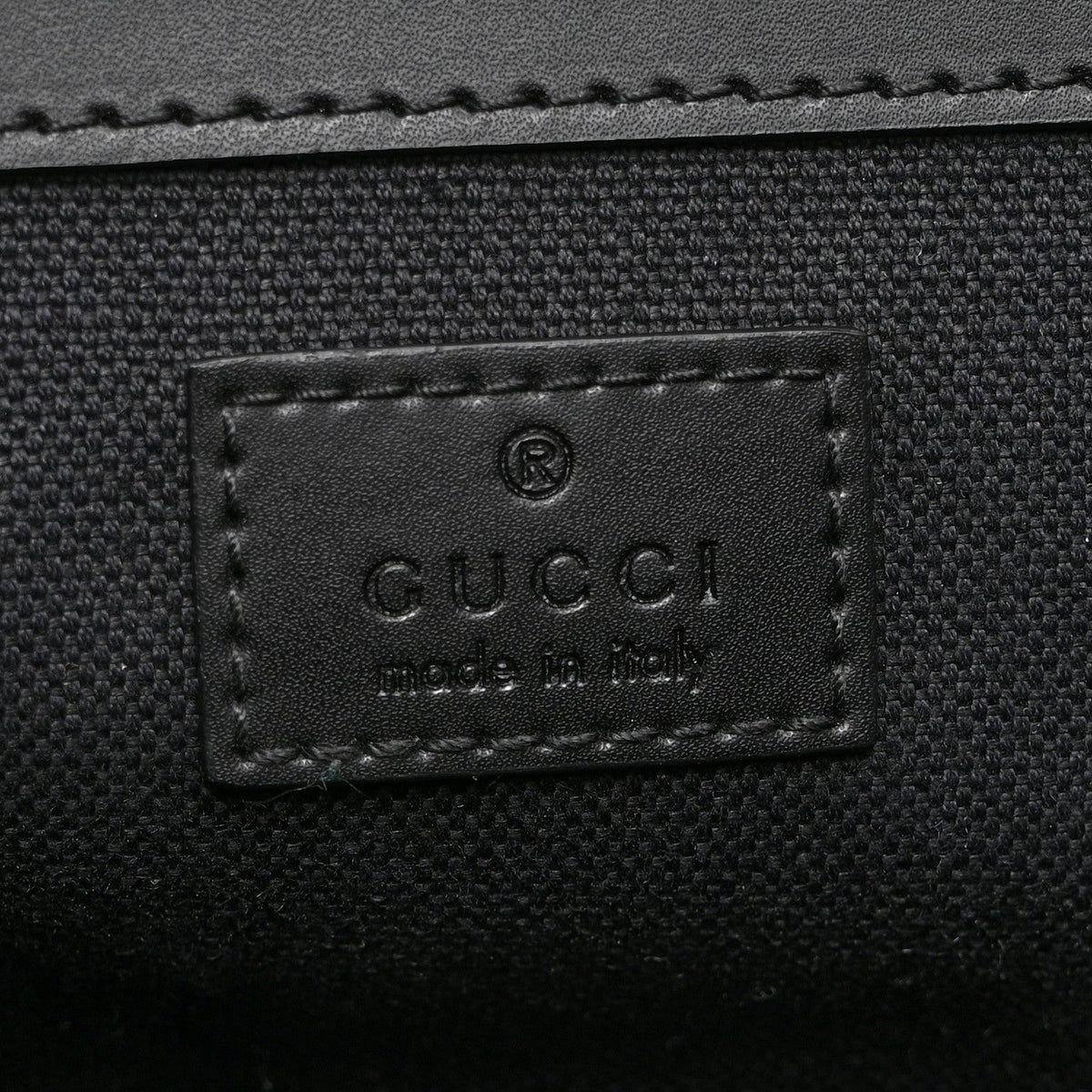 Soft GG Supreme Monogram Calfskin Web Double Buckle Backpack Black