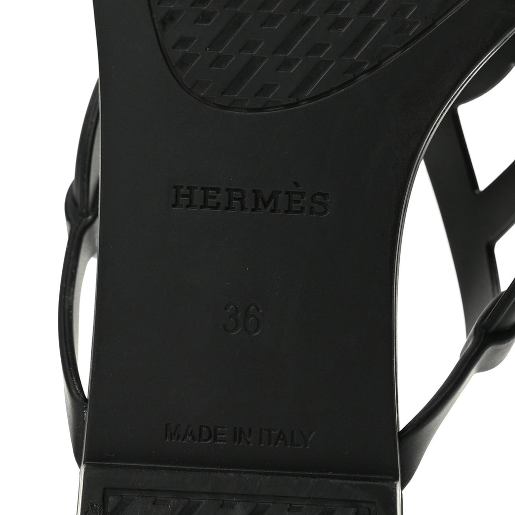 Rubber Womens Egerie Sandals 36 Black