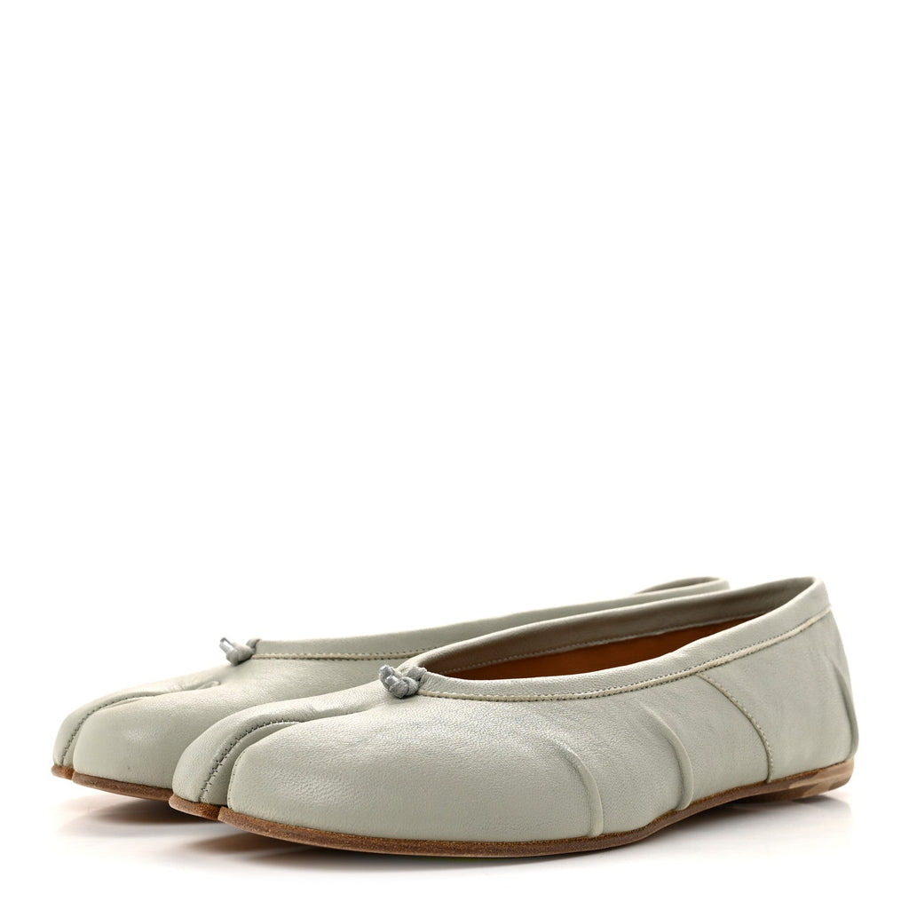 Nappa Tabi Ballet Flats 36 Alabaster