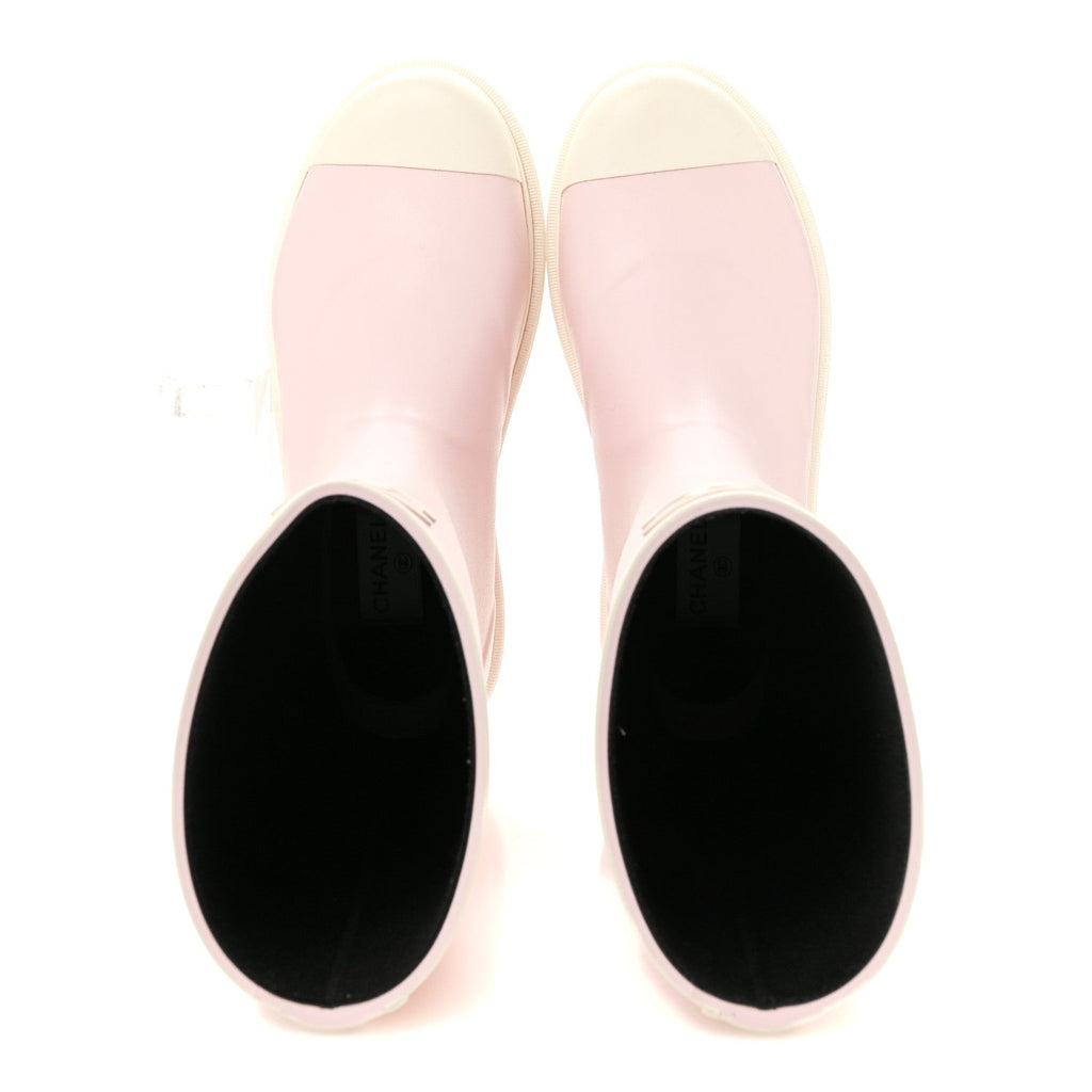 Caoutchouk CC High Boots 39 Light Pink White