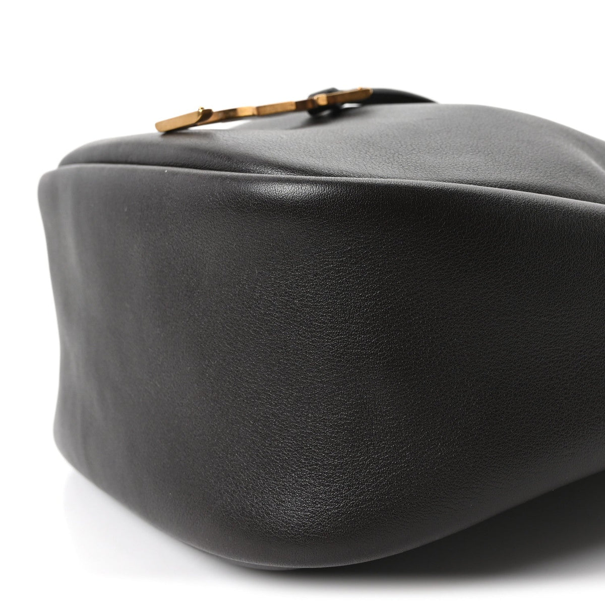 Calfskin Cassandre Supple Bucket Bag  Fondente Dark Cigar