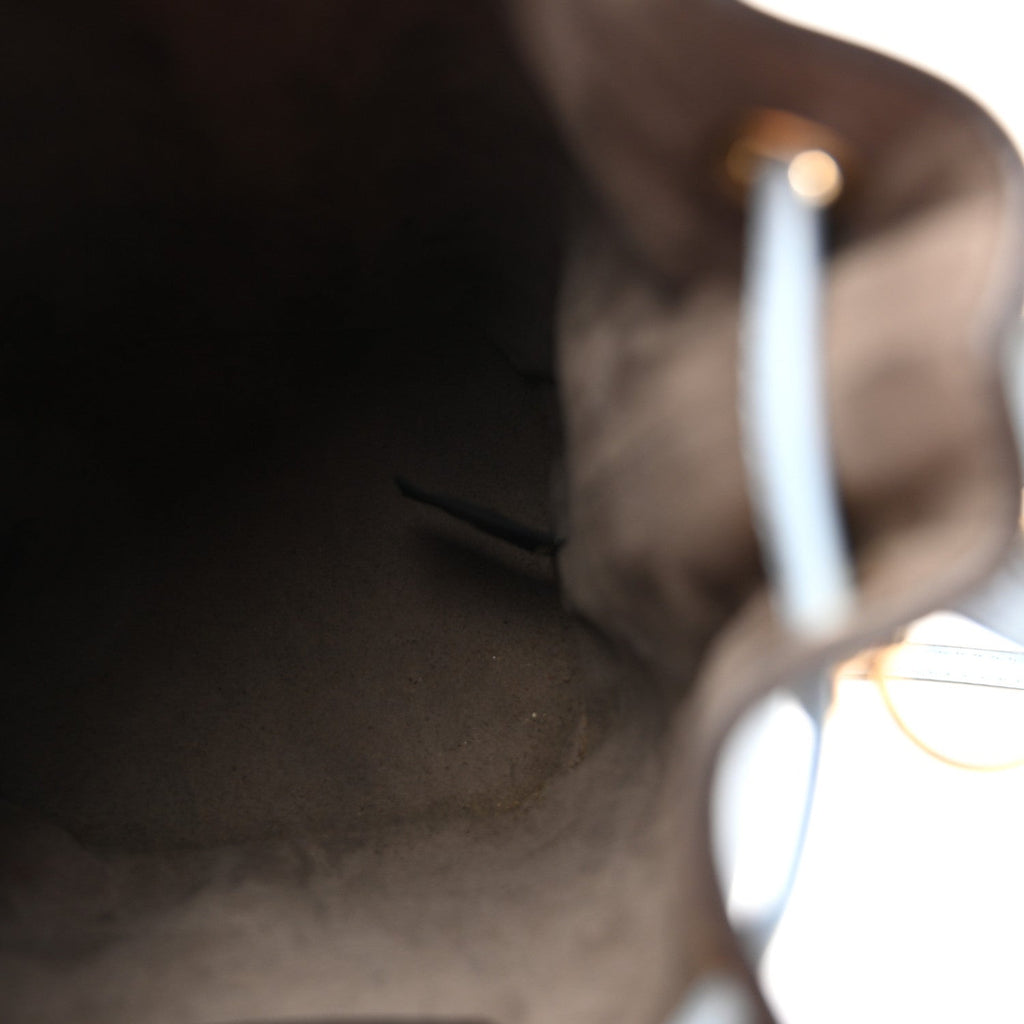 Vitello King F is Fendi Logo Embossed Mini Mon Tresor Bucket Bag Azzurro Baby Azzurro Baby