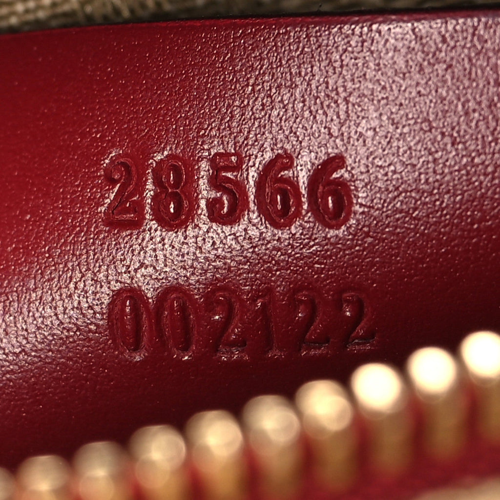 GG Monogram Double Pocket Belt Bag Red