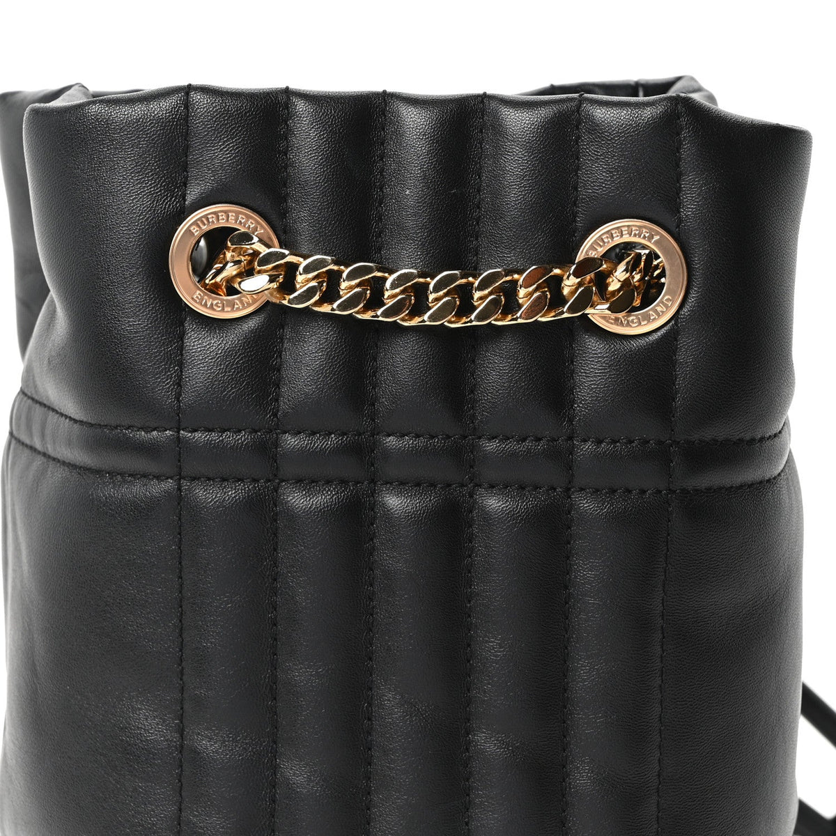 Lambskin Quilted Mini Lola Backpack Black