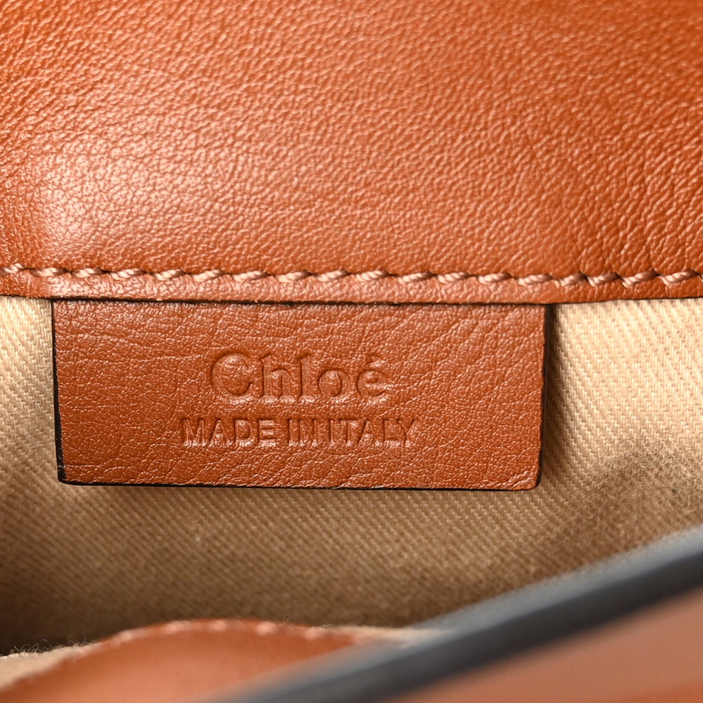 Suede Calfskin Mini Faye Backpack Tan