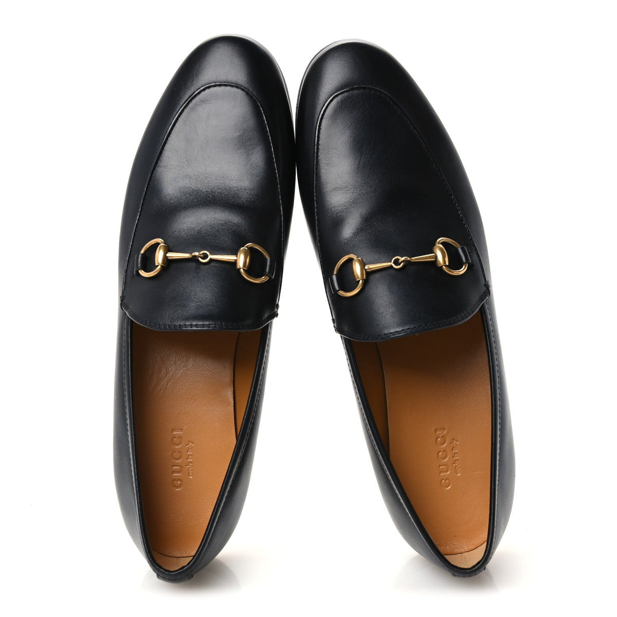 Calfskin Womens Jordaan Loafers 38.5 Black