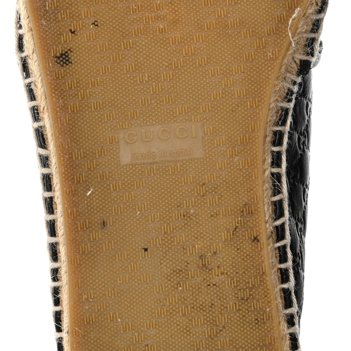 Microguccissima Signature Espadrilles 38.5 Black