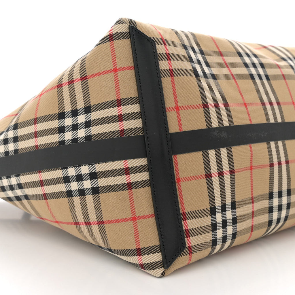 Vintage Check Large Austen Tote Archive Beige