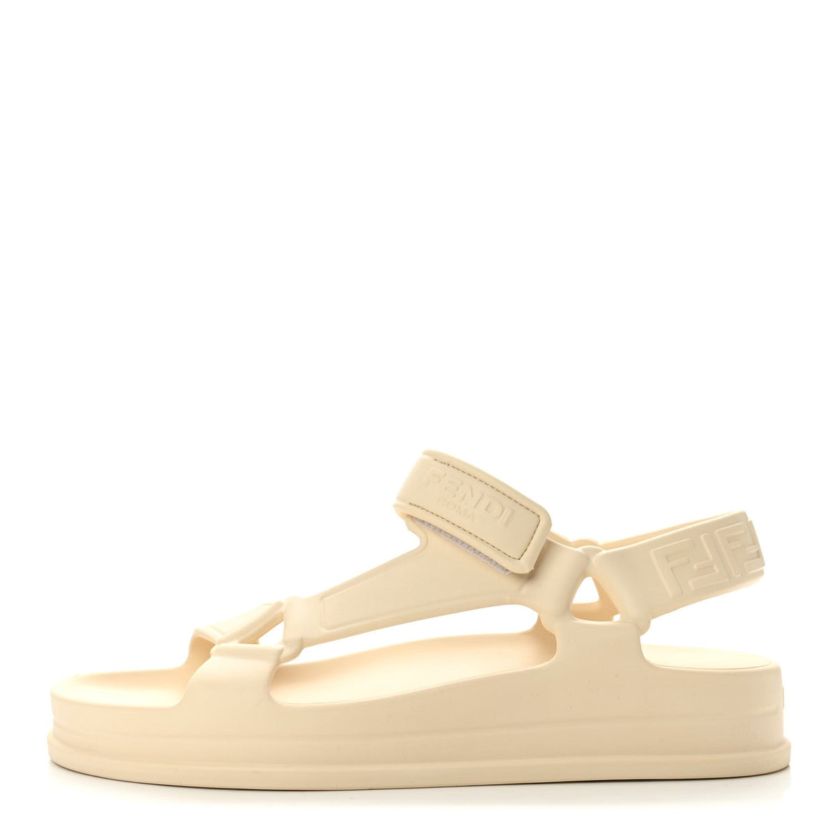 Rubber FF Sporty Hiker 25mm Sandals 38 Chalk
