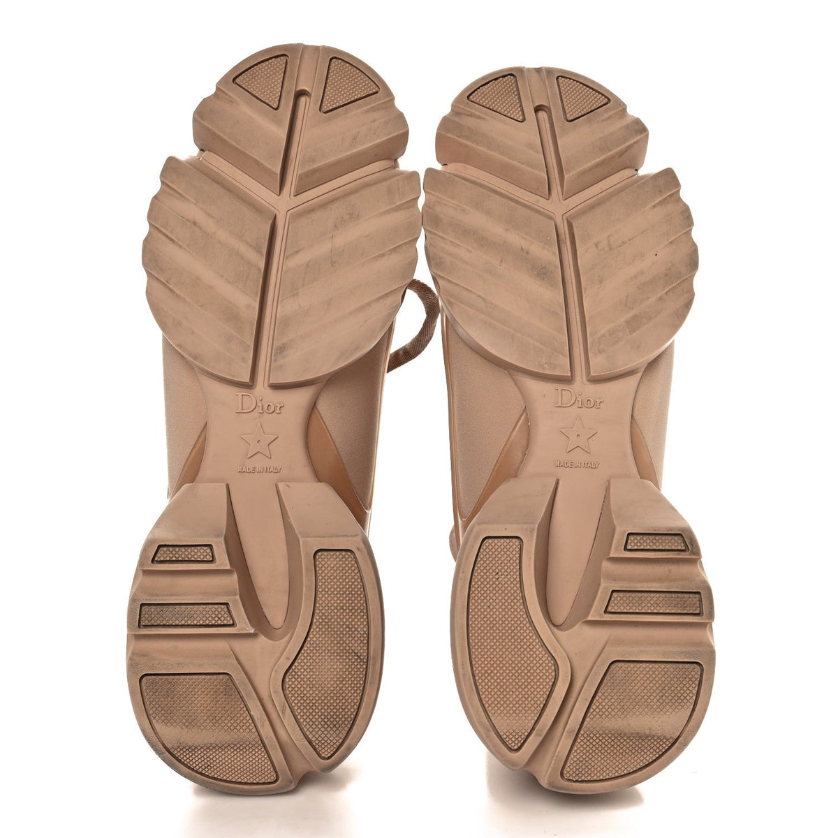 Neoprene Rubber Womens D-Connect Sneakers 38.5 Nude