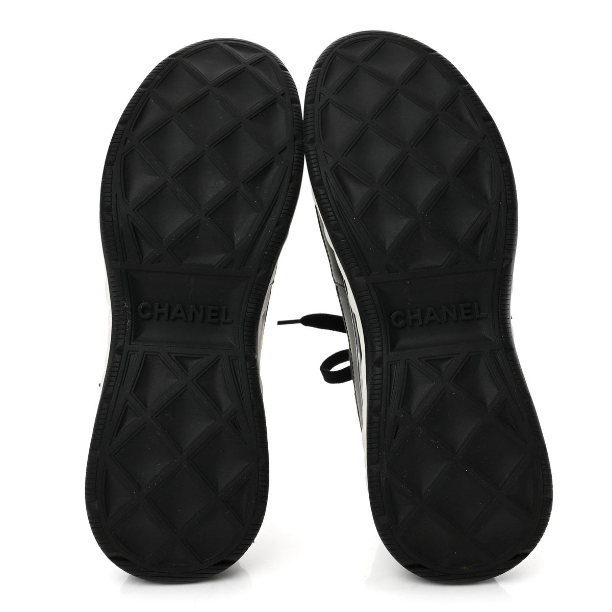 Velvet Calfskin Mixed Fibers CC Sneakers 41 Black