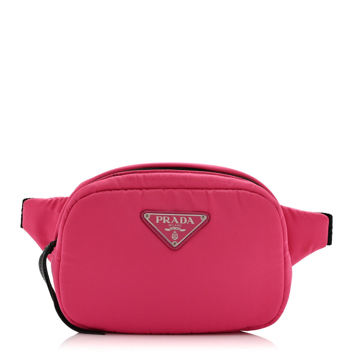 Tessuto Nylon Soft Padded Belt Bag Fuxia