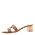 Calfskin Oasis Sandals 38 Gold