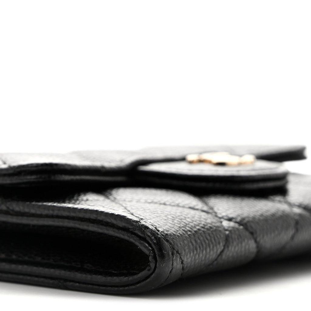 Caviar Quilted Belt Bag Black