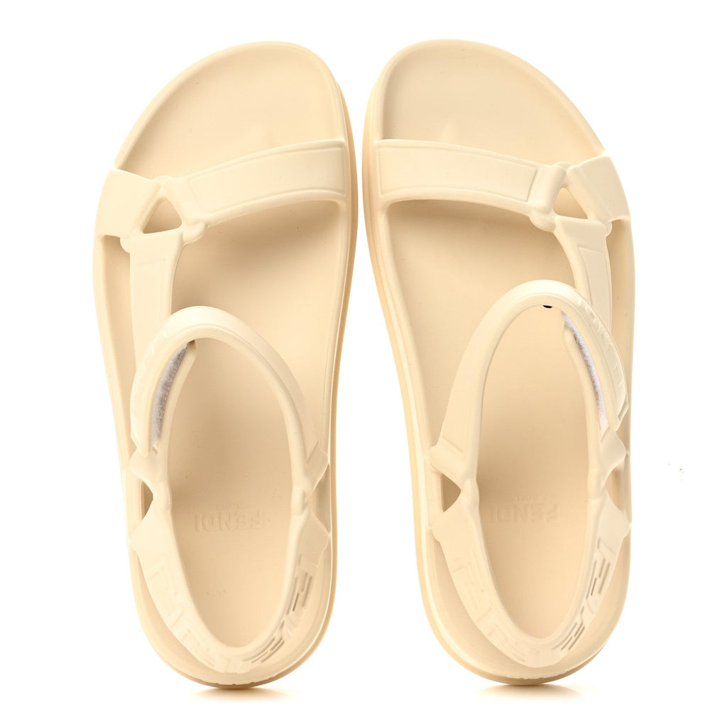 Rubber FF Sporty Hiker 25mm Sandals 38 Chalk