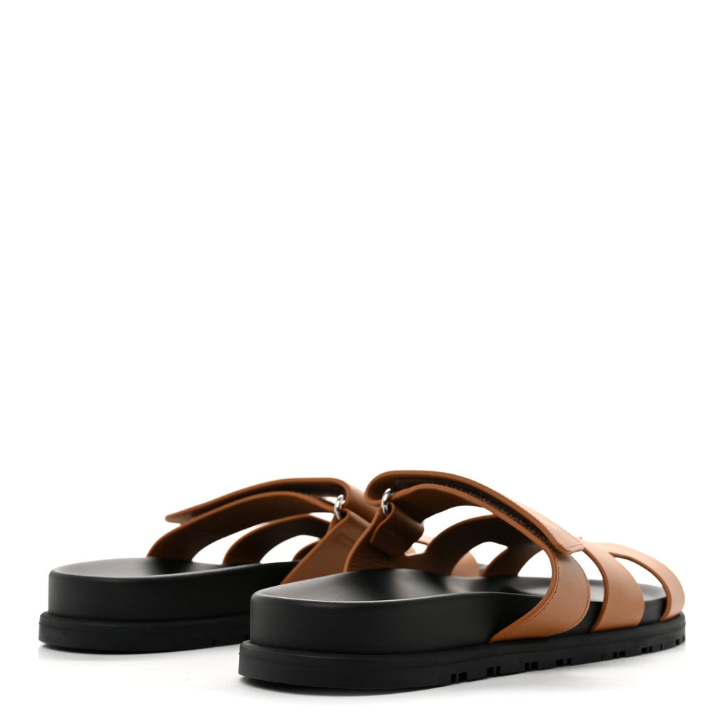 Calfskin Womens Chypre Sandals 39 Naturel