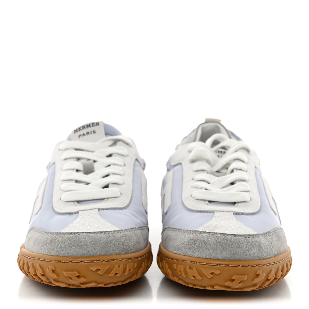 Suede Goatskin Jet Sneakers 39 Gris Arctique Blanc