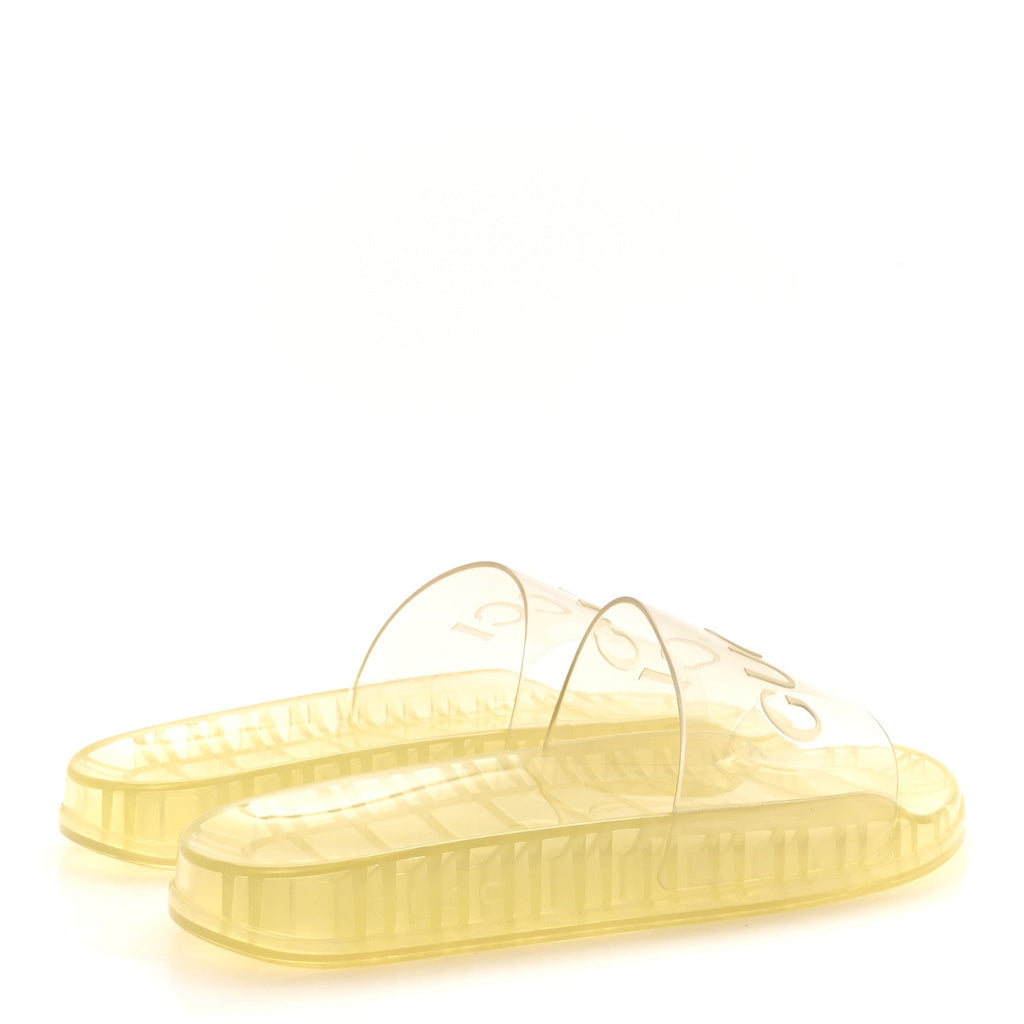 Rubber Mens Pursuit Slide Sandals 10 Transparent