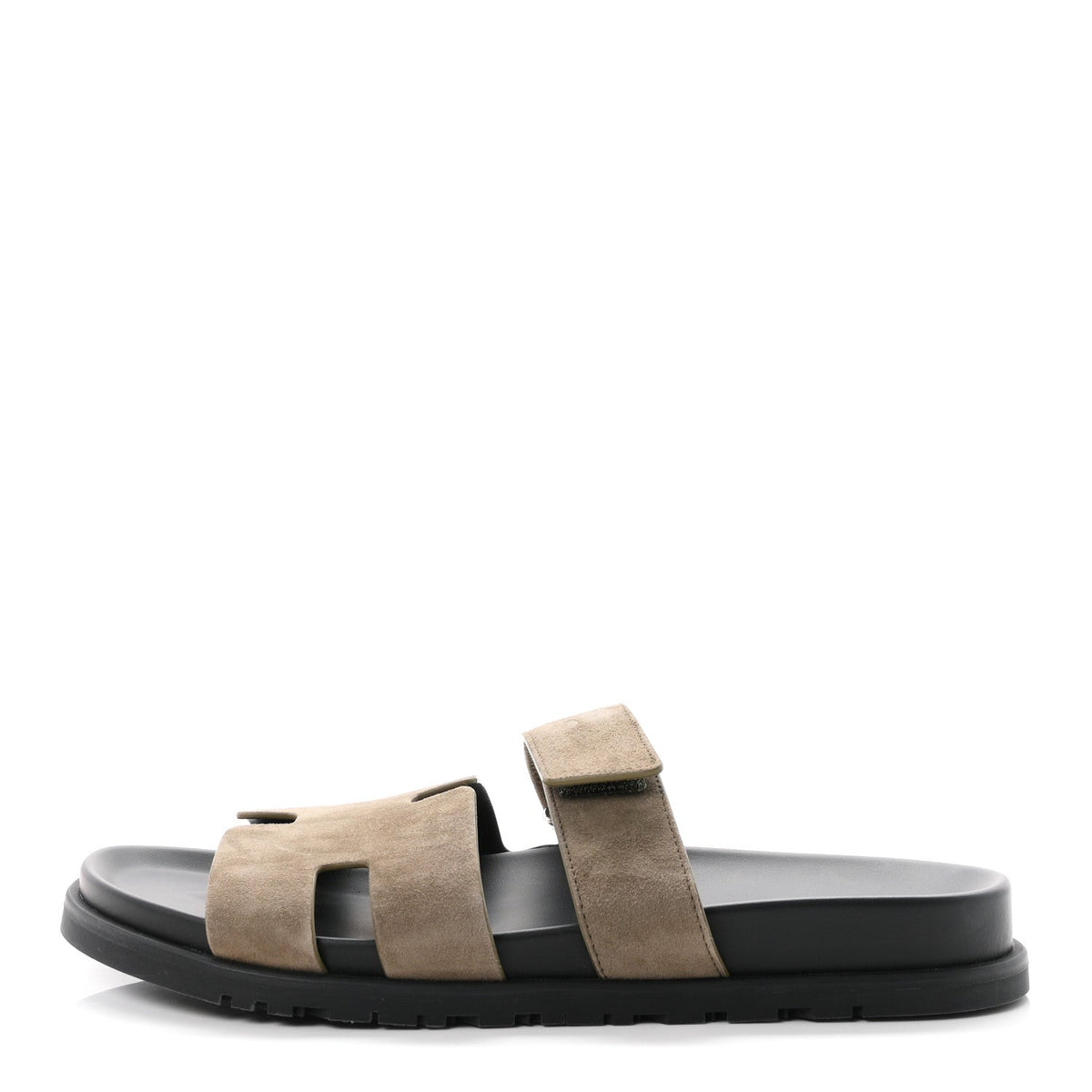 Suede Goatskin Mens Chypre Sandals 43.5 Vert Toundra