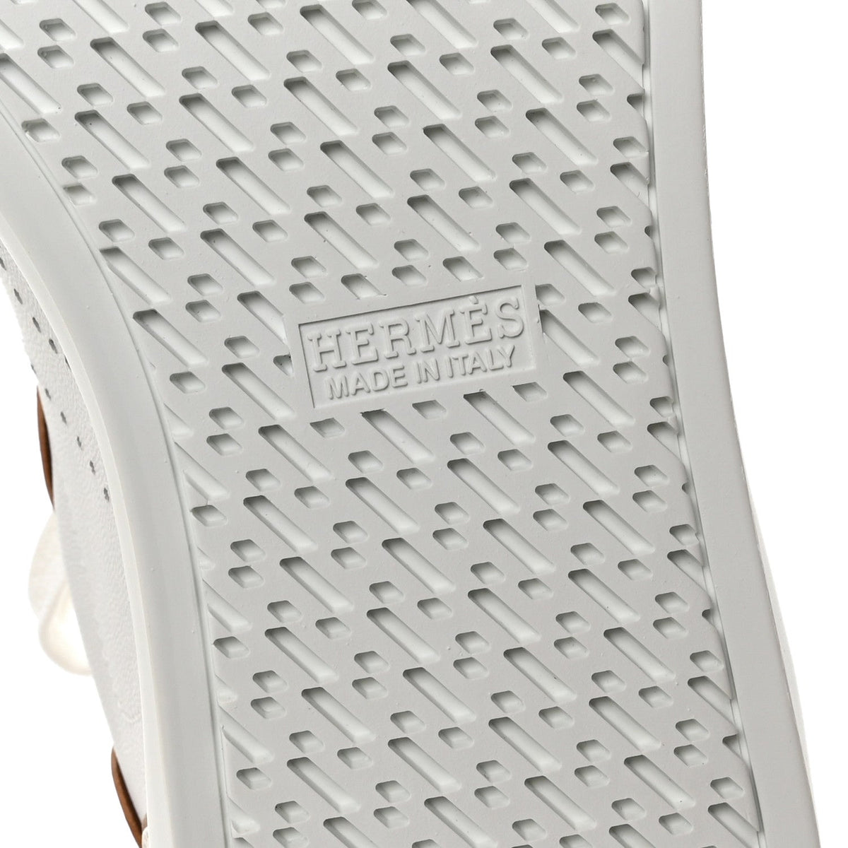 Sport Goatskin Calfskin Match Sneakers 37 White