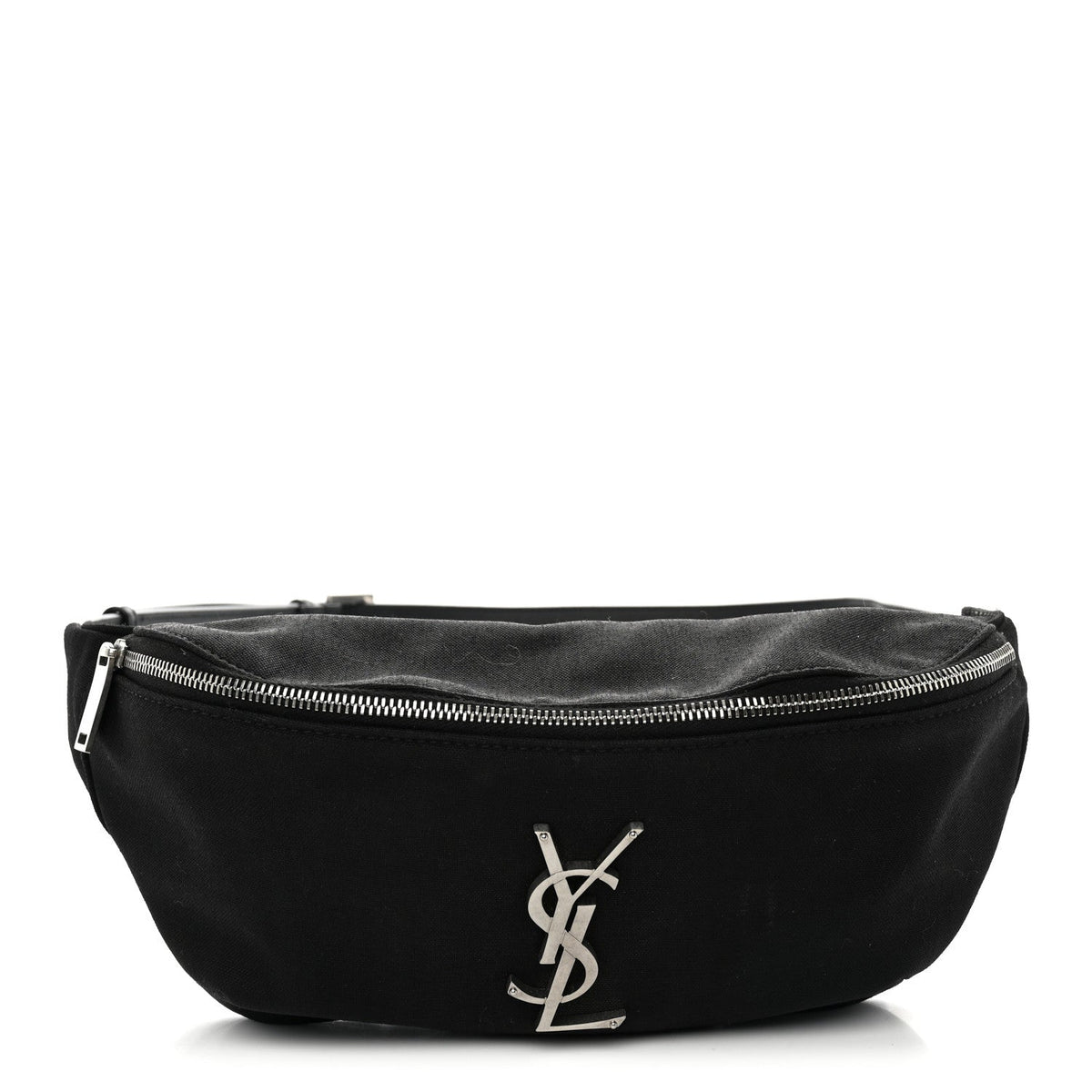 Canvas Monogram Belt Bag Black